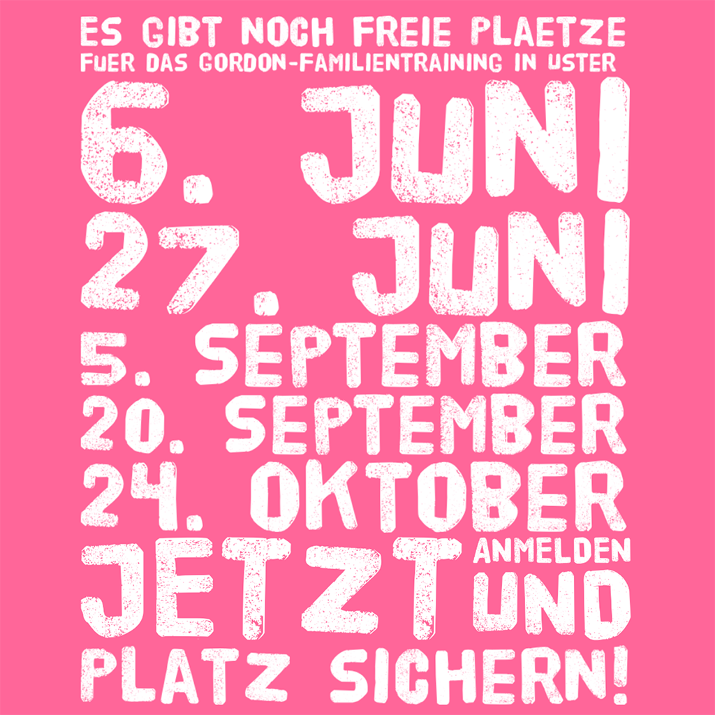 Kursstart Gordon-Familientraining